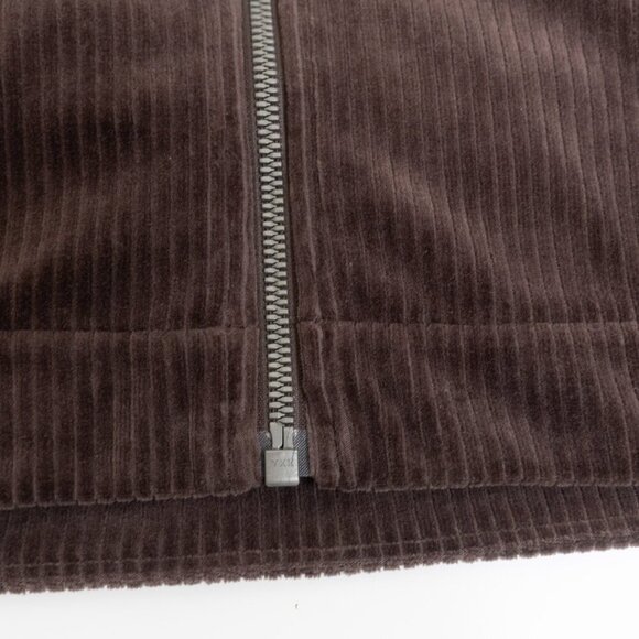 Lululemon Scuba Track Jacket Velvet Cord Espresso Brown W3HN5S Size 12 - Picture 10 of 16